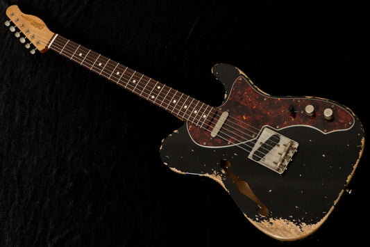 【new】Xotic / XTC-1 Thinline Black Heavy Aged Master Grade Neck 2.805kg #4158【TONIQ Yokohama】 【price included SHIPPING & IMPORT TAX & VAT】