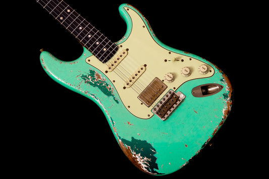 【new】Xotic / XSC-2 Surf Green over Sherwood Green Heavy Aged Stainless Fret 【TONIQ Yokohama】【price included SHIPPING & IMPORT TAX & VAT】