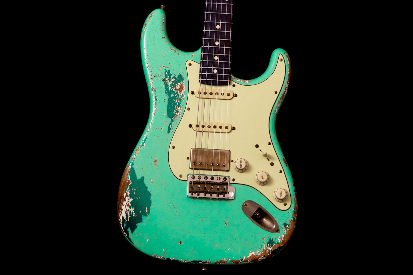 【new】Xotic / XSC-2 Surf Green over Sherwood Green Heavy Aged Stainless Fret 【TONIQ Yokohama】【price included SHIPPING & IMPORT TAX & VAT】