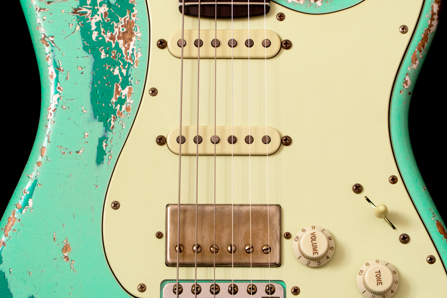 【new】Xotic / XSC-2 Surf Green over Sherwood Green Heavy Aged Stainless Fret 【TONIQ Yokohama】【price included SHIPPING & IMPORT TAX & VAT】