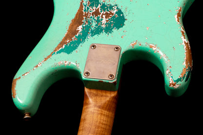 【new】Xotic / XSC-2 Surf Green over Sherwood Green Heavy Aged Stainless Fret 【TONIQ Yokohama】【price included SHIPPING & IMPORT TAX & VAT】