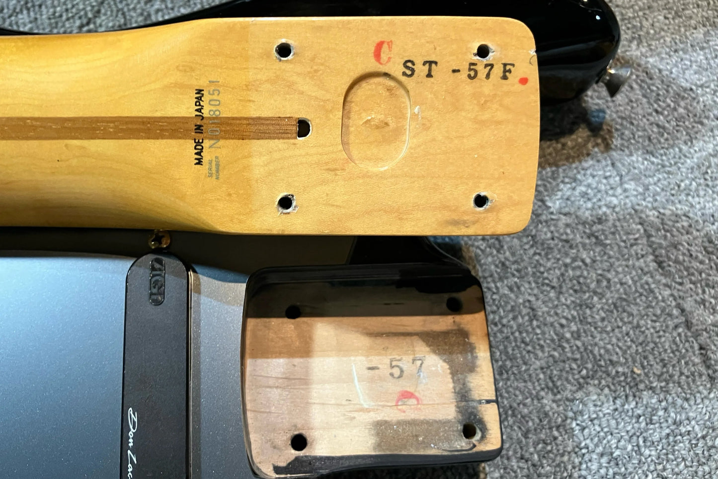 【used】Fender Japan / ST57F Mod BK MADE IN JAPAN 1993~94 3.385kg #N018051【TONIQ Yokohama】【price included SHIPPING & IMPORT TAX & VAT】