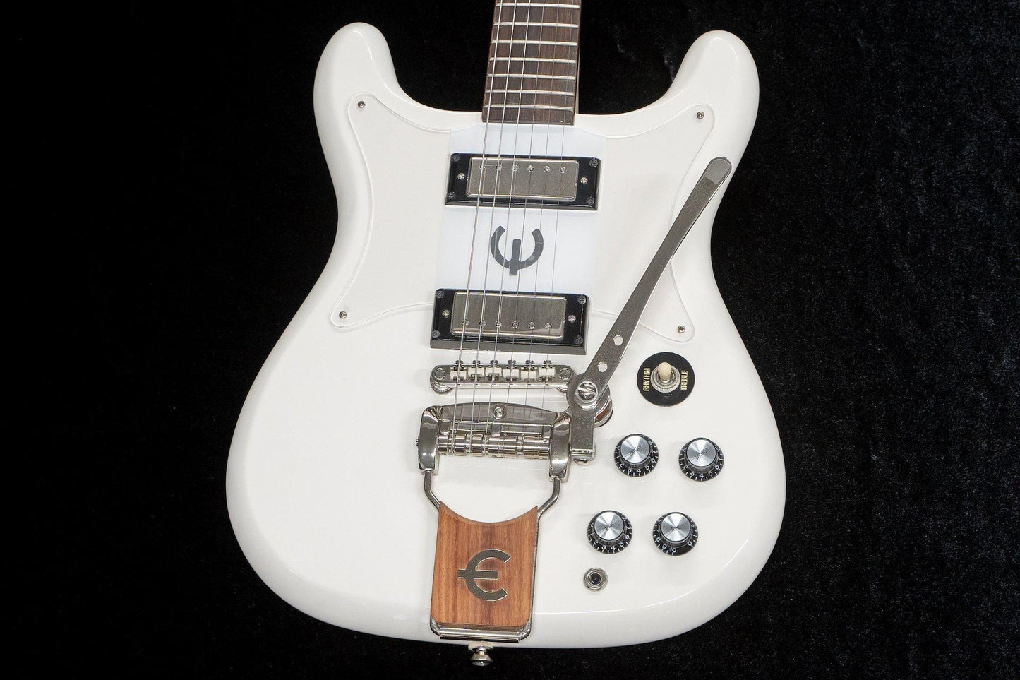【used】Epiphone / Crestwood Custom w/tremotone Polaris White #21011536333 3.26kg【TONIQ Yokohama】