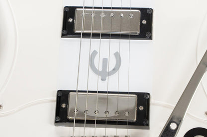 【used】Epiphone / Crestwood Custom w/tremotone Polaris White #21011536333 3.26kg【TONIQ Yokohama】