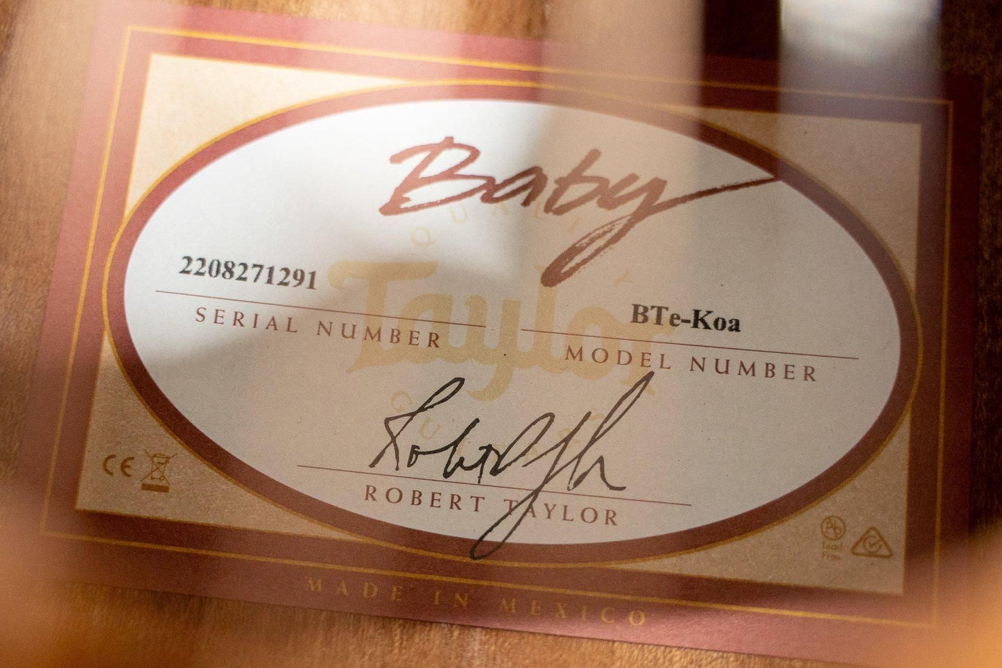 【new】Taylor / BTe-Koa ES-B #2208271291 1.41kg【TONIQ Yokohama】