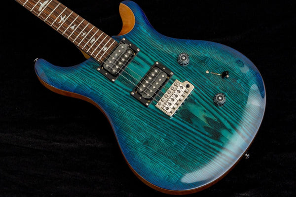 【new】PRS/ SE Custom 24 Burled Ash Limited Edition Lake Blue #G096775 3.57kg【TONIQ Yokohama】