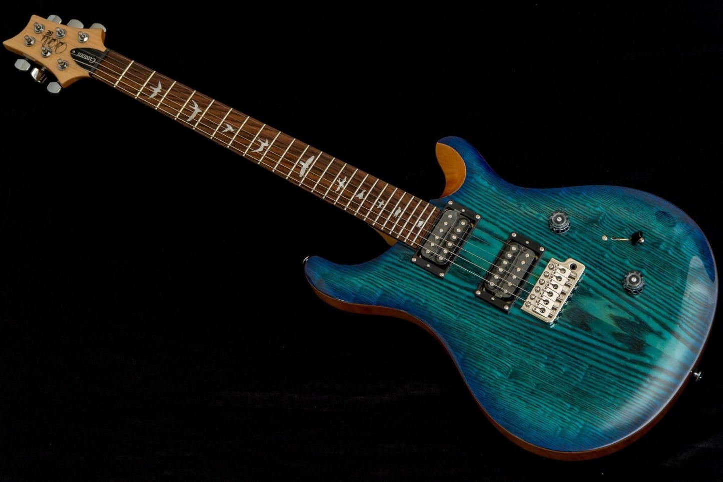 【new】PRS/ SE Custom 24 Burled Ash Limited Edition Lake Blue #G096775 3.57kg【TONIQ Yokohama】