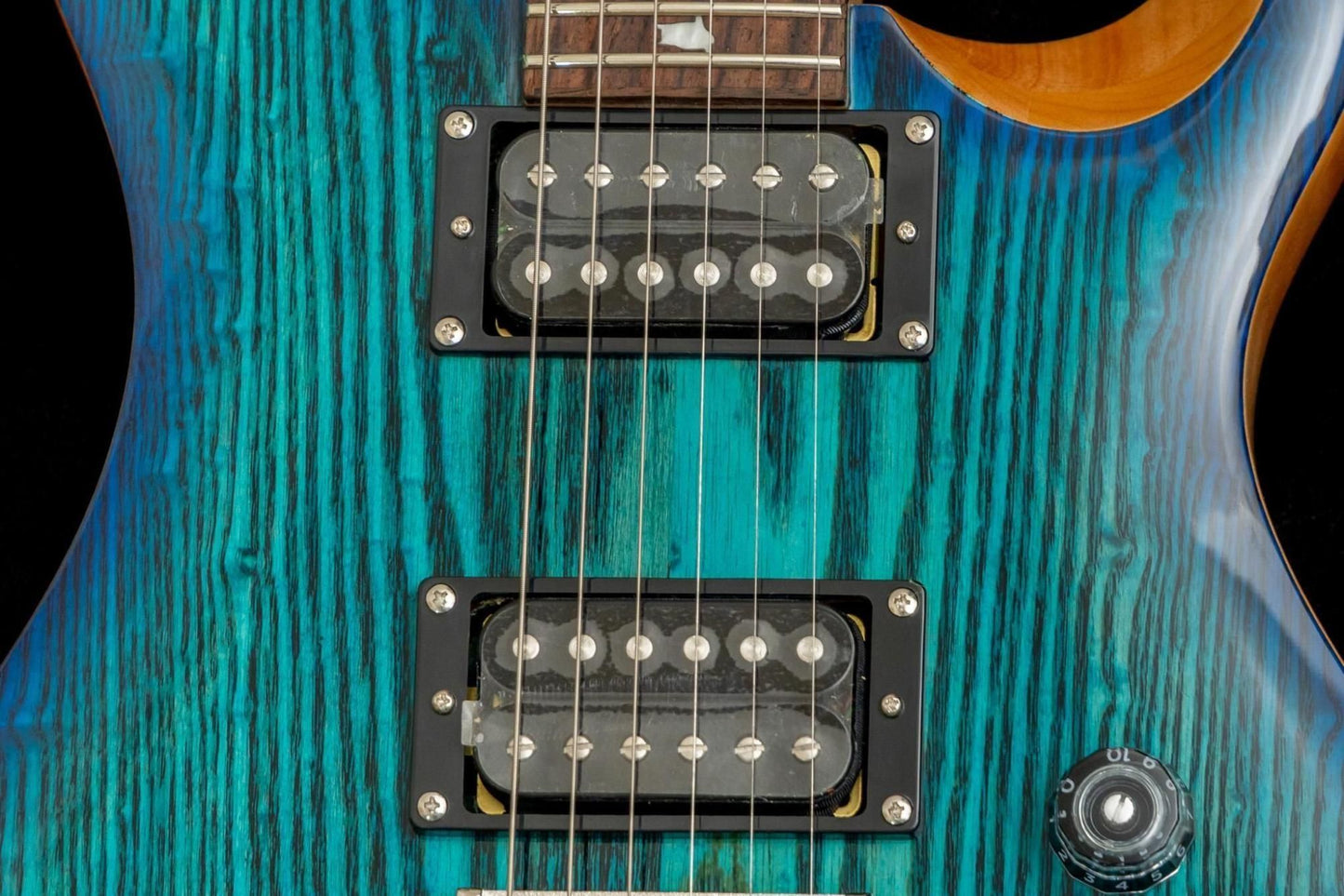 【new】PRS/ SE Custom 24 Burled Ash Limited Edition Lake Blue #G096775 3.57kg【TONIQ Yokohama】