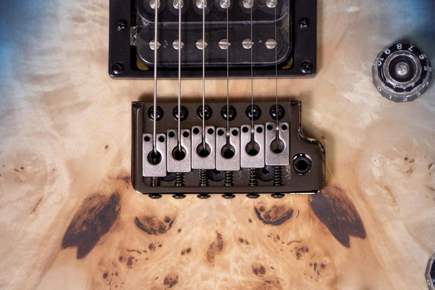 【new】PRS / SE Custom 24-08 Poplar Burl Limited Lake Blue Midnight Burst #G108219 3.43kg【TONIQ Yokohama】