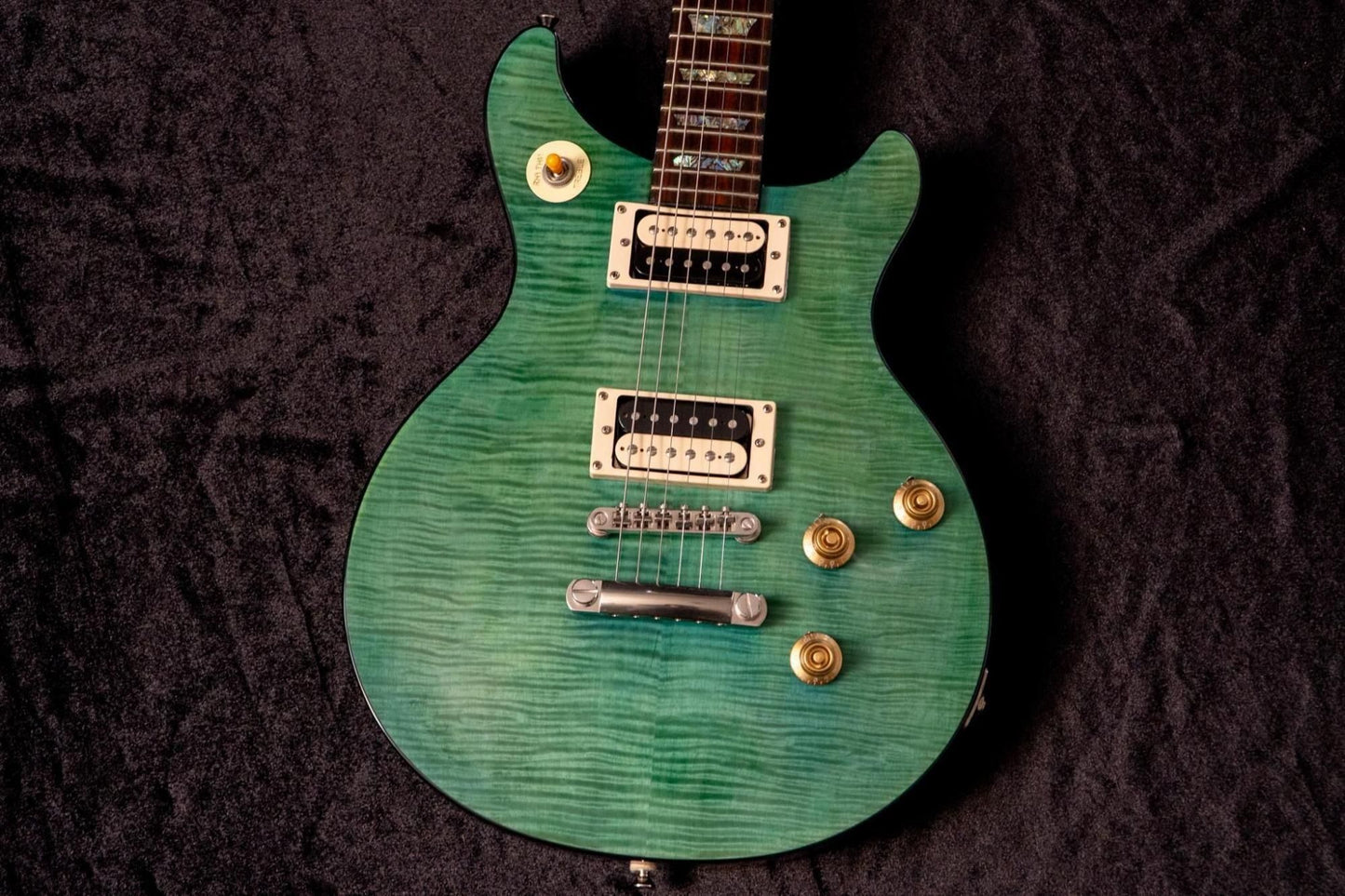 【used】Epiphone / Tak Matsumoto DC Standard Plus Top Aqua Blue 2013 3.62kg #13091507291【TONIQ Yokohama】