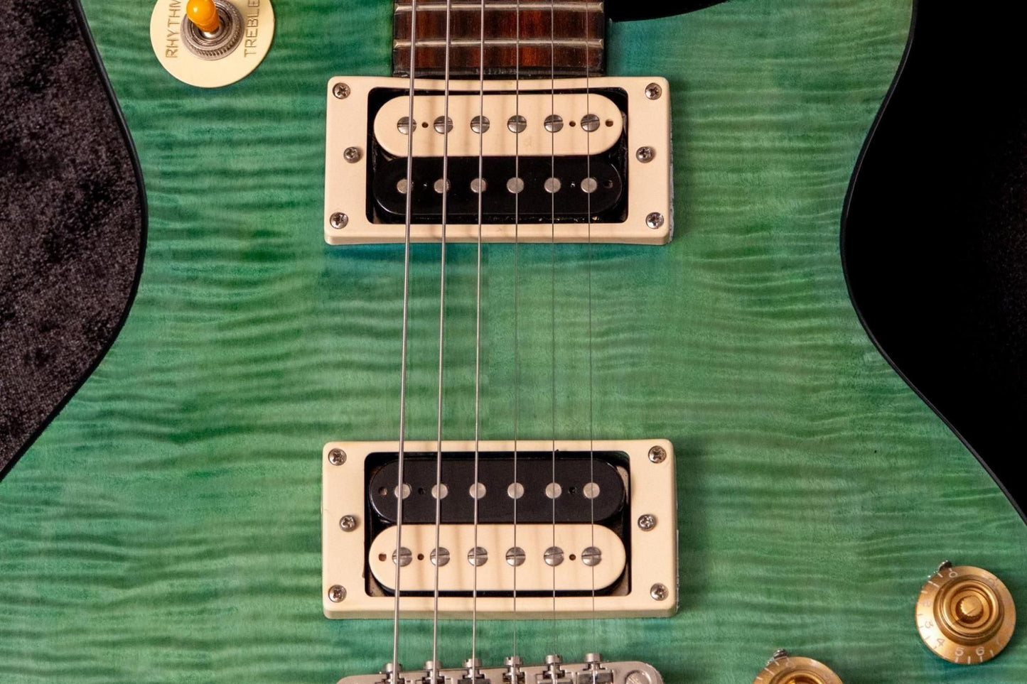 【used】Epiphone / Tak Matsumoto DC Standard Plus Top Aqua Blue 2013 3.62kg #13091507291【TONIQ Yokohama】