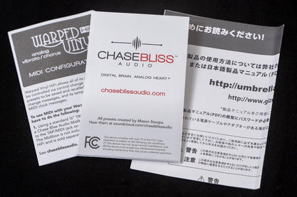 【used】Chase Bliss Audio / Warped Vinyl HiFi【TONIQ Yokohama】