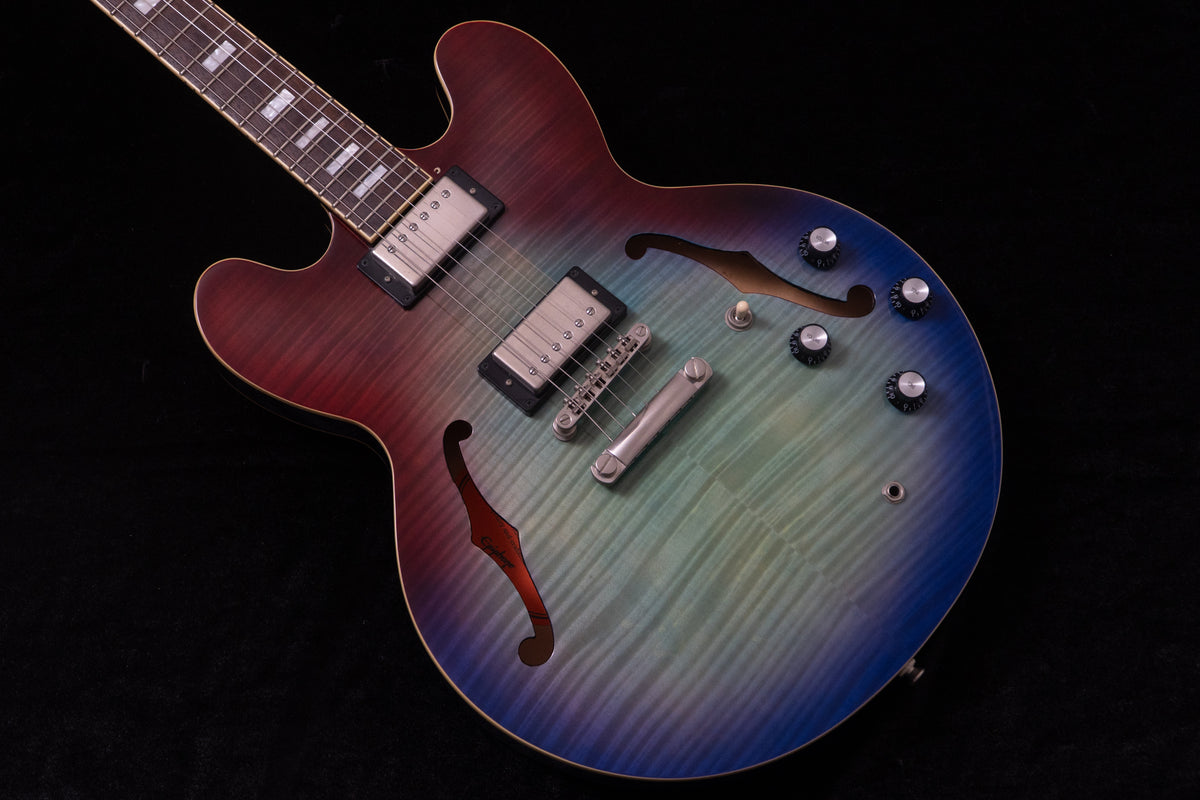 【used】Epiphone / Inspired by Gibson ES-335 Figured Blueberry Burst 2020 3.56kg #20081534039【TONIQ Yokohama】【price included SHIPPING & IMPORT TAX & VAT】