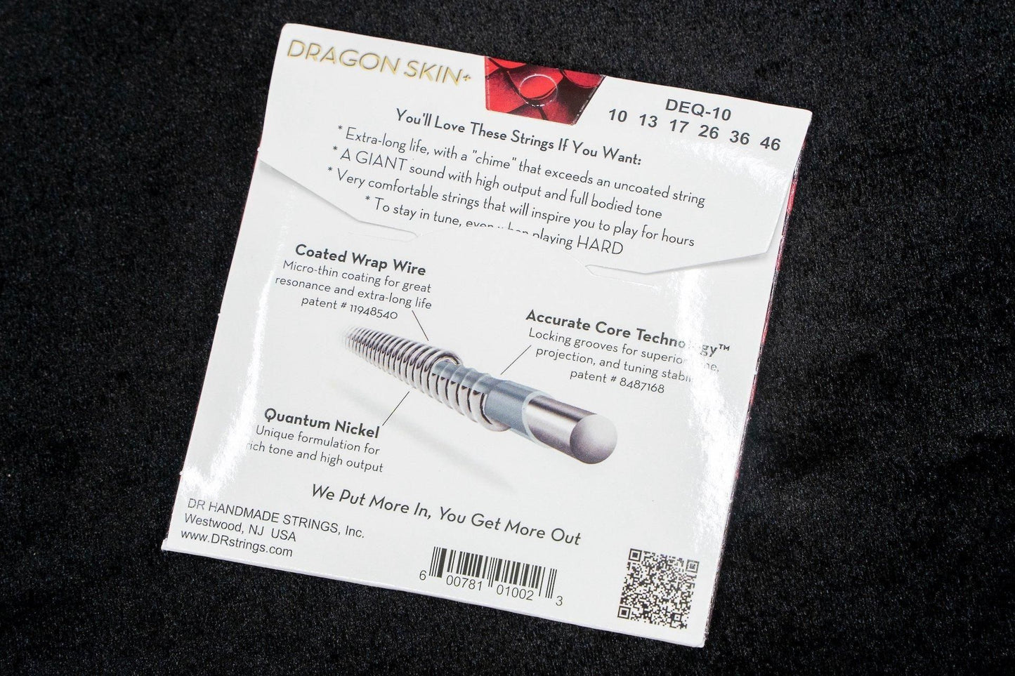 【new】DR STRINGS / DRAGON SKIN+ for Electric Guitar DEQ-10【TONIQ Yokohama】