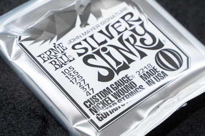 【new】Ernie Ball / #2218 Silver Slinky John Mayer Signature Nickel Wound 10.5-47【TONIQ Yokohama】
