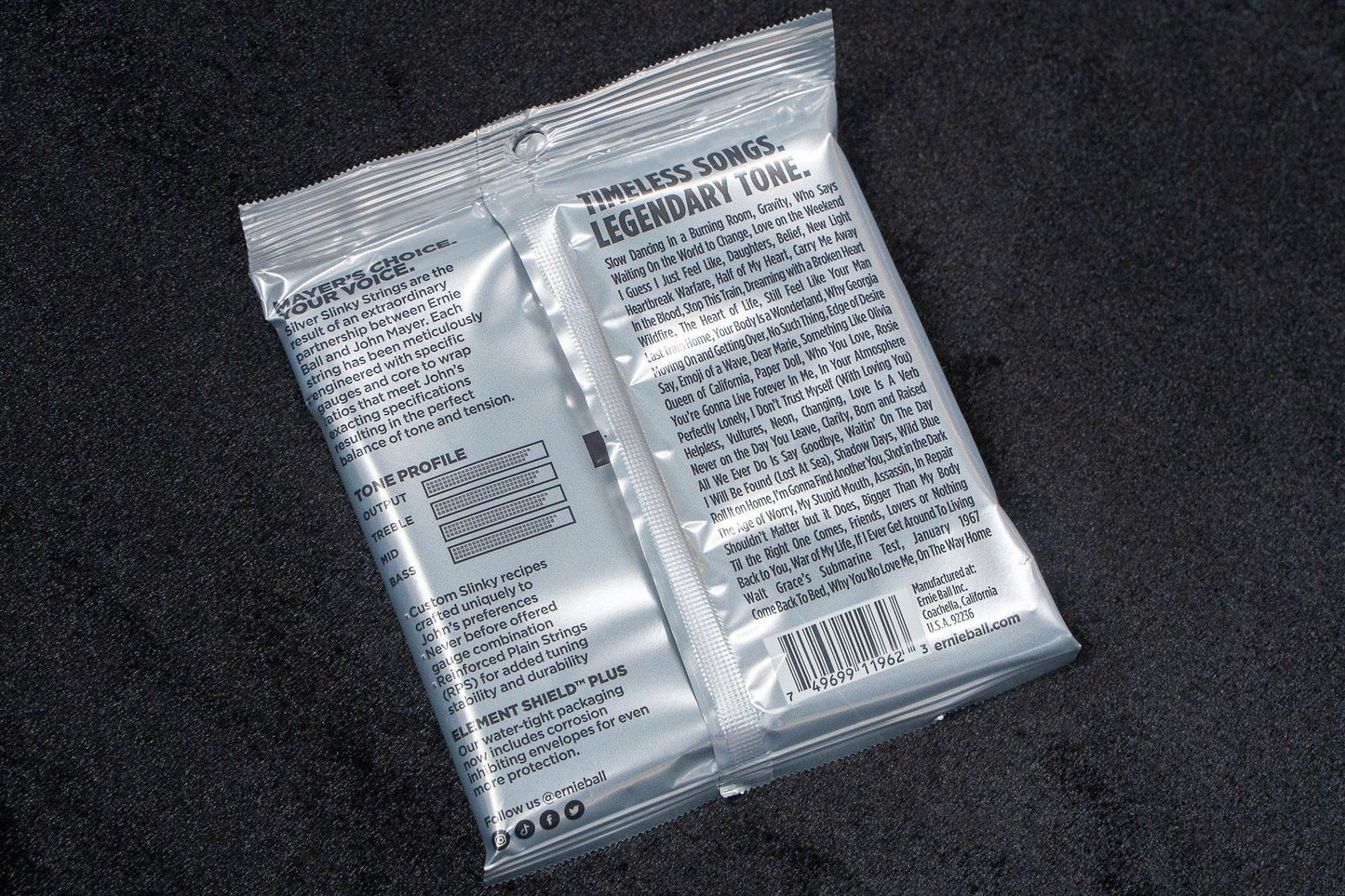 【new】Ernie Ball / #3817 Silver Slinky John Mayer Signature Nickel Wound 10.5-47 6P【TONIQ Yokohama】