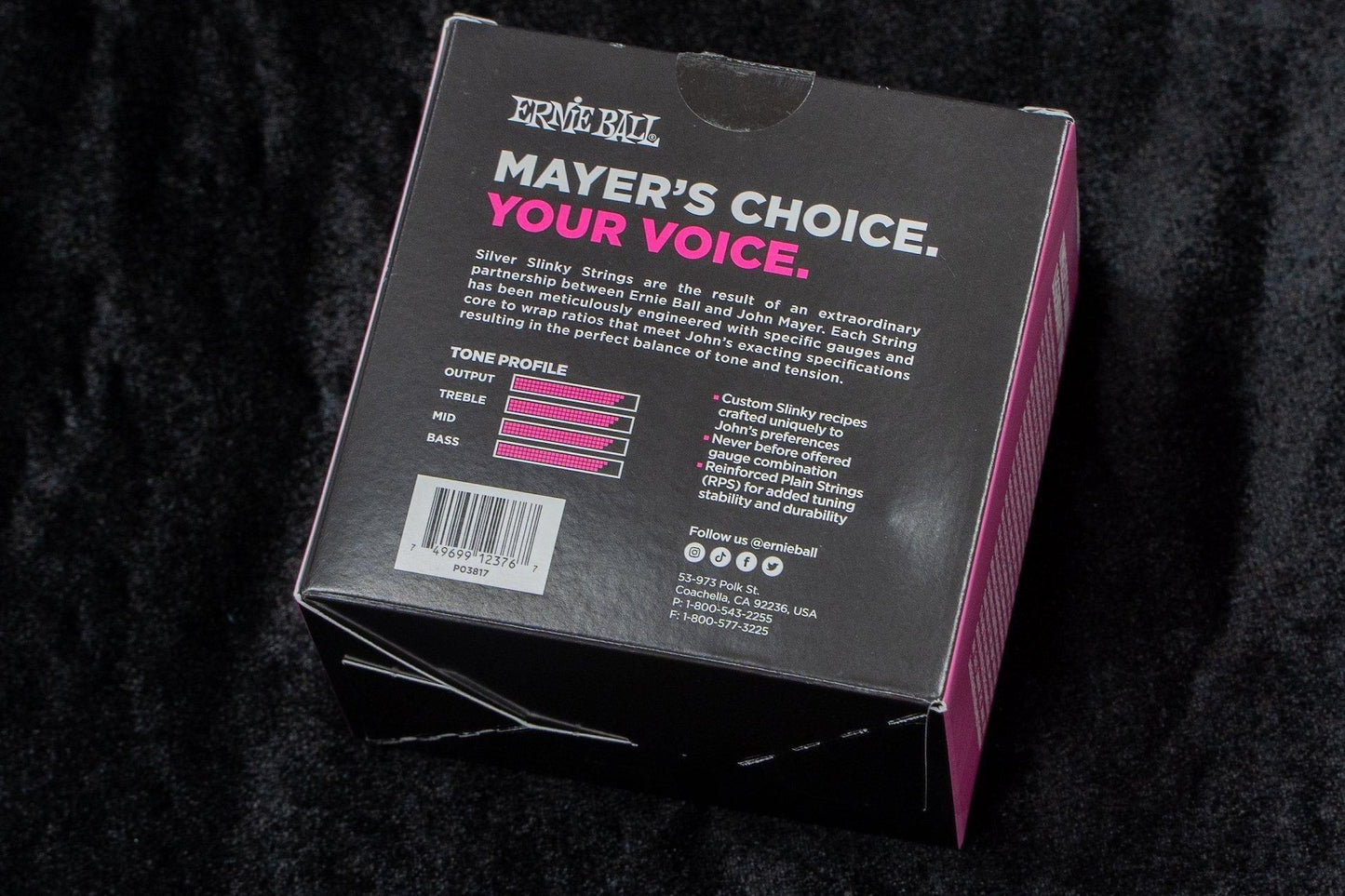 【new】Ernie Ball / #3817 Silver Slinky John Mayer Signature Nickel Wound 10.5-47 6P【TONIQ Yokohama】