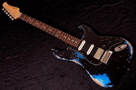 【new】Xotic / XSC-2 Black over LPB Heavy Aged 3.44kg #3998【TONIQ Yokohama】