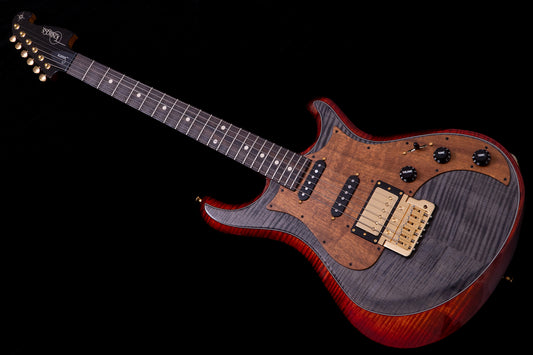 【new】Knaggs Guitars / Chesapeake Series Severn Trem HSS 1xPurf Fire / Onyx Gold Parts 3.485kg #1688【TONIQ Yokohama】【price included SHIPPING & IMPORT TAX & VAT】