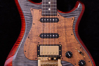 【new】Knaggs Guitars / Chesapeake Series Severn Trem HSS 1xPurf Fire / Onyx Gold Parts 3.485kg #1688【TONIQ Yokohama】【price included SHIPPING & IMPORT TAX & VAT】