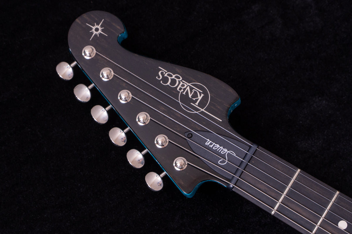 【new】Knaggs Guitars / Chesapeake Series Severn Trembuck Turquoise/Black Splatter Ebony 3.39kg #1689【TONIQ Yokohama】【price included SHIPPING & IMPORT TAX & VAT】