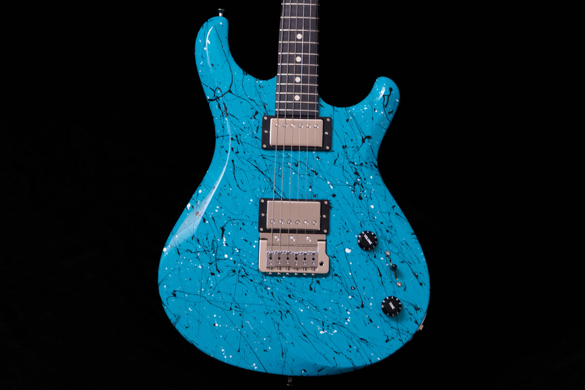 【new】Knaggs Guitars / Chesapeake Series Severn Trembuck Turquoise/Black Splatter Ebony 3.39kg #1689【TONIQ Yokohama】【price included SHIPPING & IMPORT TAX & VAT】