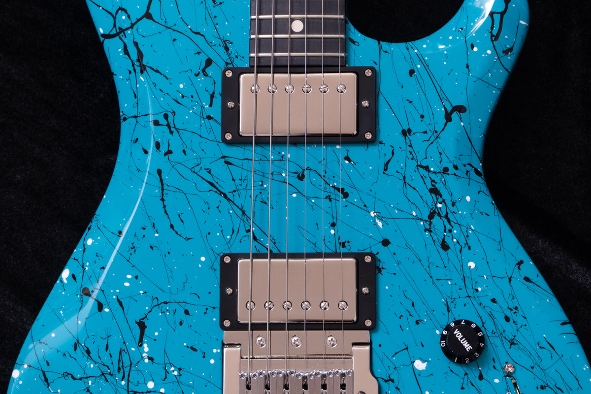 【new】Knaggs Guitars / Chesapeake Series Severn Trembuck Turquoise/Black Splatter Ebony 3.39kg #1689【TONIQ Yokohama】【price included SHIPPING & IMPORT TAX & VAT】