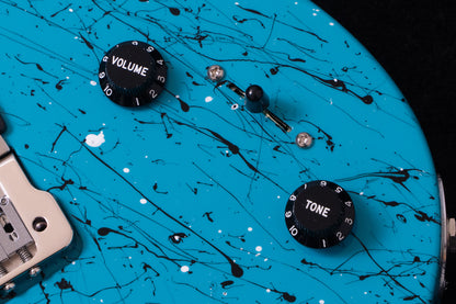 【new】Knaggs Guitars / Chesapeake Series Severn Trembuck Turquoise/Black Splatter Ebony 3.39kg #1689【TONIQ Yokohama】【price included SHIPPING & IMPORT TAX & VAT】