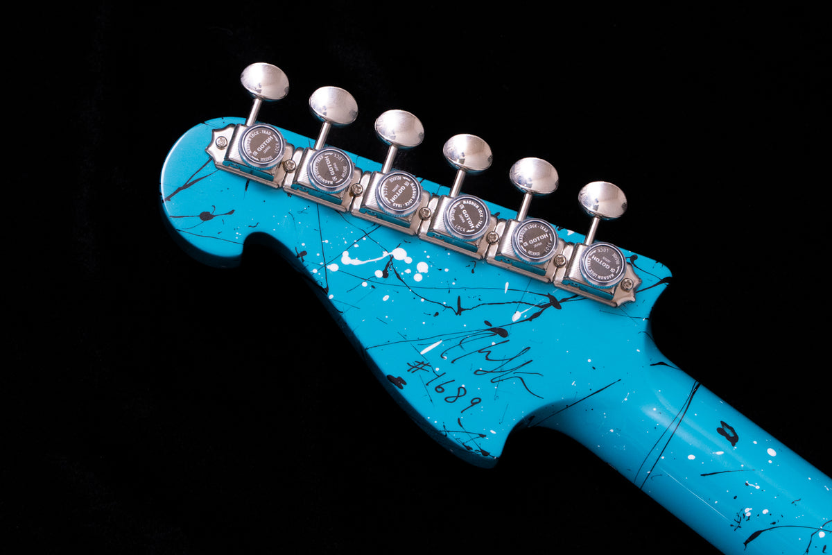 【new】Knaggs Guitars / Chesapeake Series Severn Trembuck Turquoise/Black Splatter Ebony 3.39kg #1689【TONIQ Yokohama】【price included SHIPPING & IMPORT TAX & VAT】