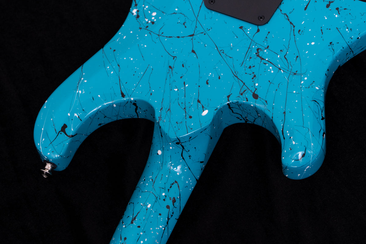 【new】Knaggs Guitars / Chesapeake Series Severn Trembuck Turquoise/Black Splatter Ebony 3.39kg #1689【TONIQ Yokohama】【price included SHIPPING & IMPORT TAX & VAT】