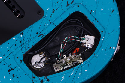 【new】Knaggs Guitars / Chesapeake Series Severn Trembuck Turquoise/Black Splatter Ebony 3.39kg #1689【TONIQ Yokohama】【price included SHIPPING & IMPORT TAX & VAT】