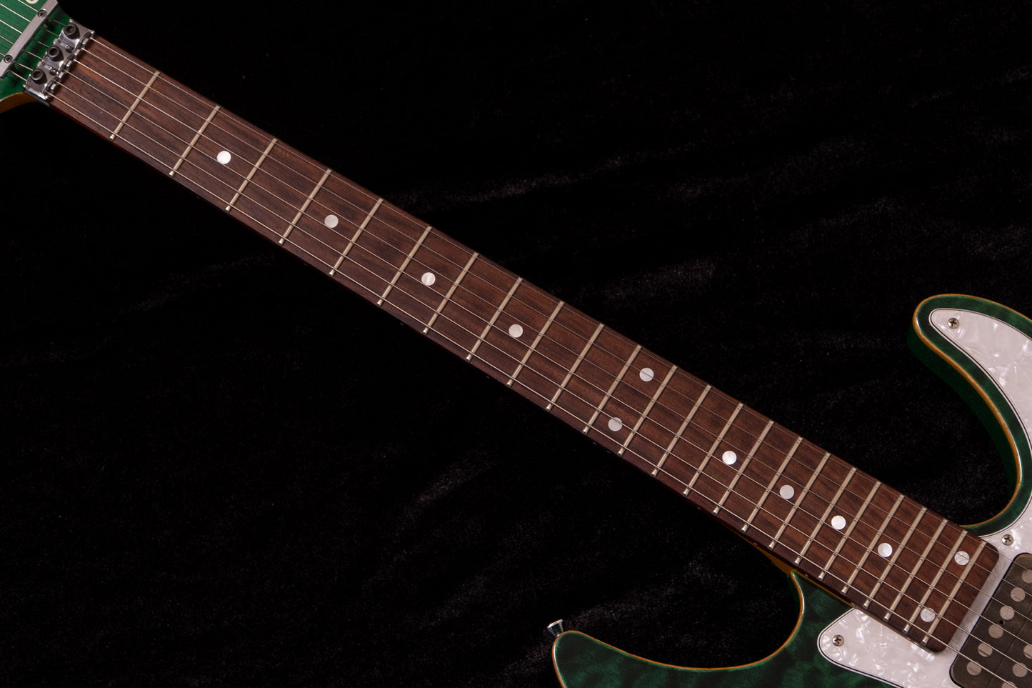 【used】SCHECTER / SD-II-24-AS/R See-Thru Green 2011 3.82kg #SA1102030【TONIQ Yokohama】 【price included SHIPPING & IMPORT TAX & VAT】