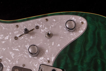 【used】SCHECTER / SD-II-24-AS/R See-Thru Green 2011 3.82kg #SA1102030【TONIQ Yokohama】 【price included SHIPPING & IMPORT TAX & VAT】