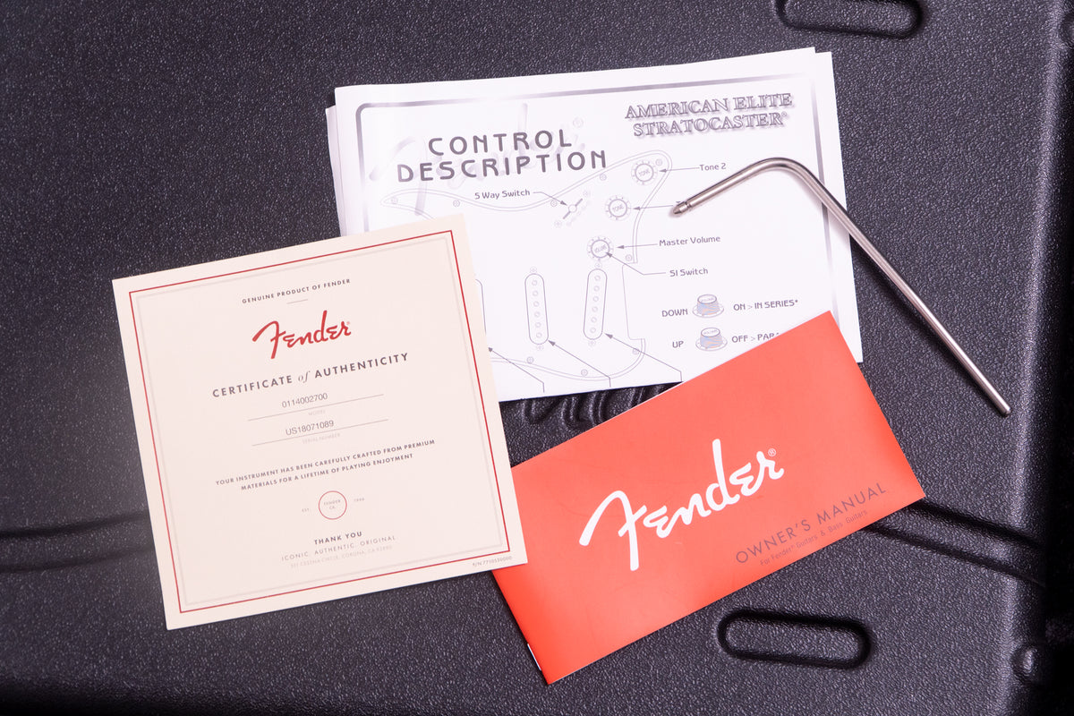 【used】Fender / American Elite Stratocaster 2018 3.88kg #US18071809【TONIQ Yokohama】【price included SHIPPING & IMPORT TAX & VAT】