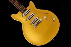 【outlet】Kz Guitar Works / Kz One Carved Top Semi-Hollow 24 3S11 Bar Bridge Gold Top 3.725kg #20250704【TONIQ Yokohama】 【price included SHIPPING & IMPORT TAX & VAT】