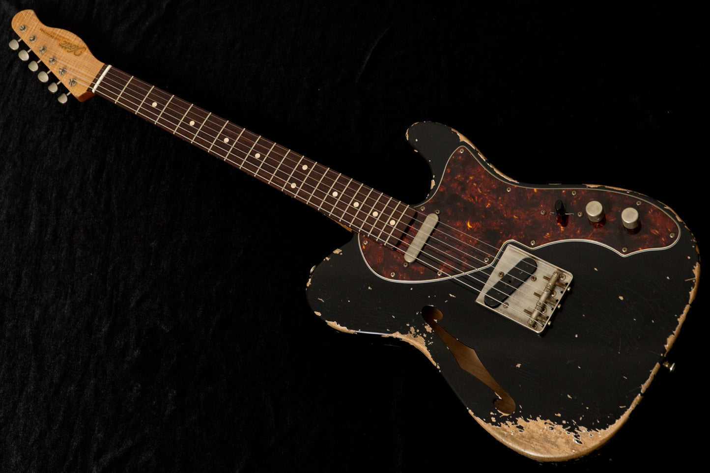 【new】Xotic / XTC-1 Thinline Black Heavy Aged Master Grade Neck 2.805kg #4158【TONIQ Yokohama】 【price included SHIPPING & IMPORT TAX & VAT】