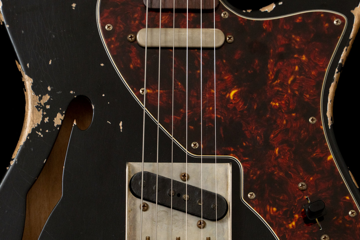 【new】Xotic / XTC-1 Thinline Black Heavy Aged Master Grade Neck 2.805kg #4158【TONIQ Yokohama】 【price included SHIPPING & IMPORT TAX & VAT】