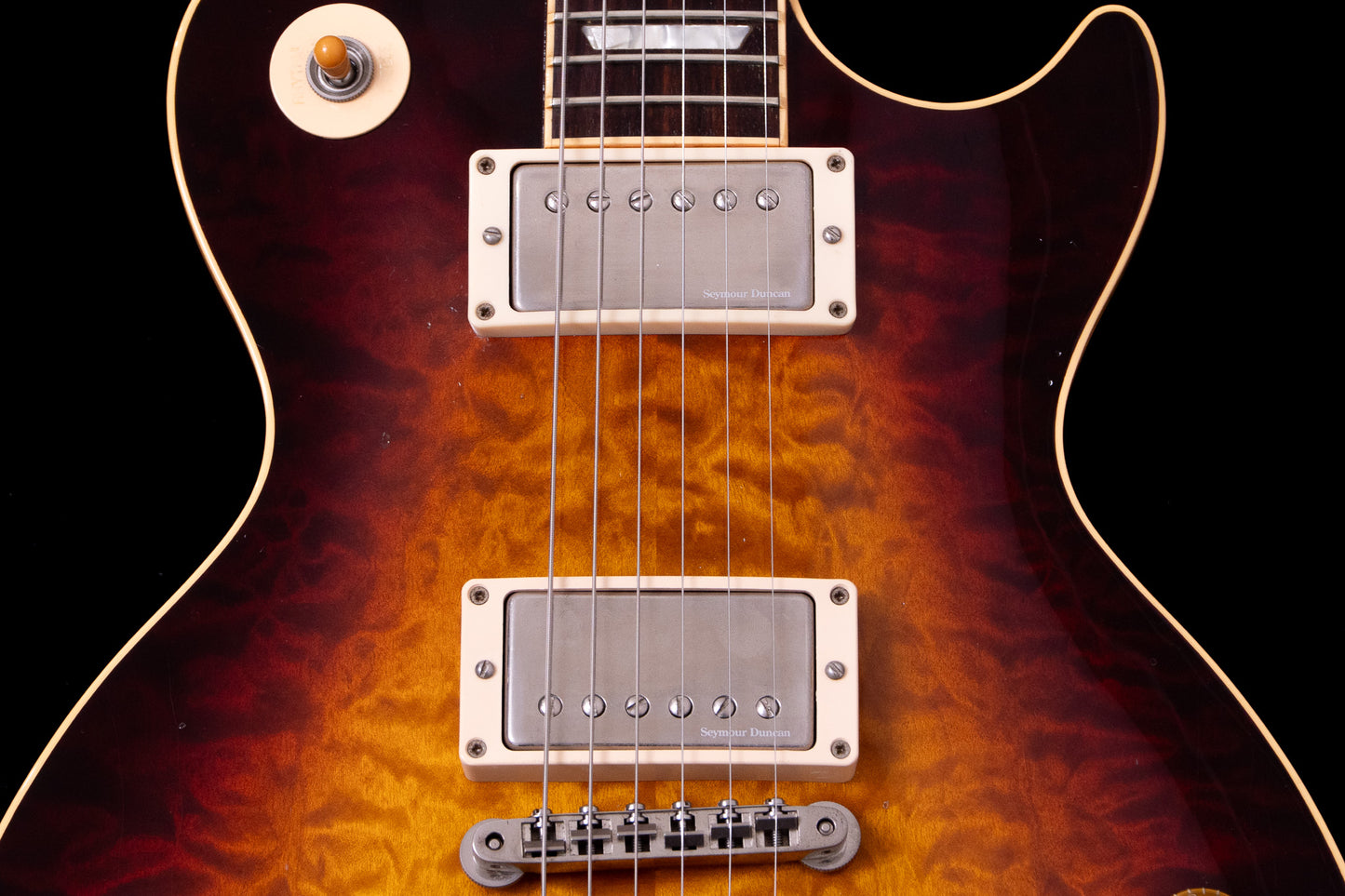 【used】Gibson / Yamano Custom Shop Les Paul Standard Quilt Top Ruby Burst 1996 4.02kg #69512【TONIQ横浜】【price included SHIPPING & IMPORT TAX & VAT】