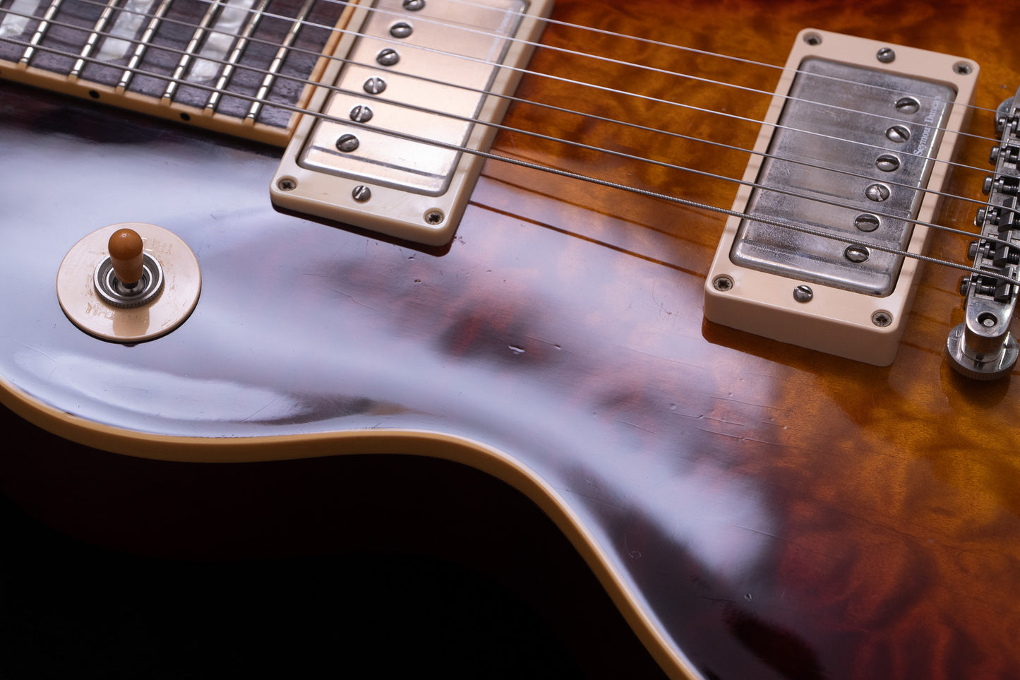 【used】Gibson / Yamano Custom Shop Les Paul Standard Quilt Top Ruby Burst 1996 4.02kg #69512【TONIQ横浜】【price included SHIPPING & IMPORT TAX & VAT】