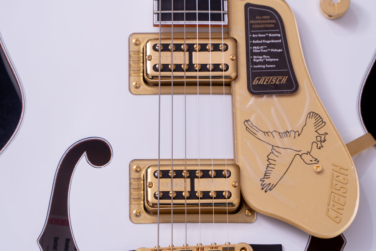 【used】Gretsch / Professional Collection Falcon Hollow Body with String-Thru Bigsby White 2024 3.675kg #JT24072585【TONIQ横浜】【price included SHIPPING & IMPORT TAX & VAT】