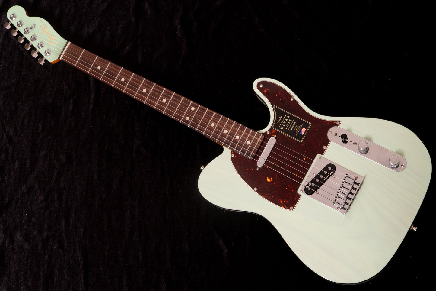【used】Fender / American Ultra Luxe Telecaster Transparent Surf Green 2021 3.785kg #US210050061【TONIQ横浜】