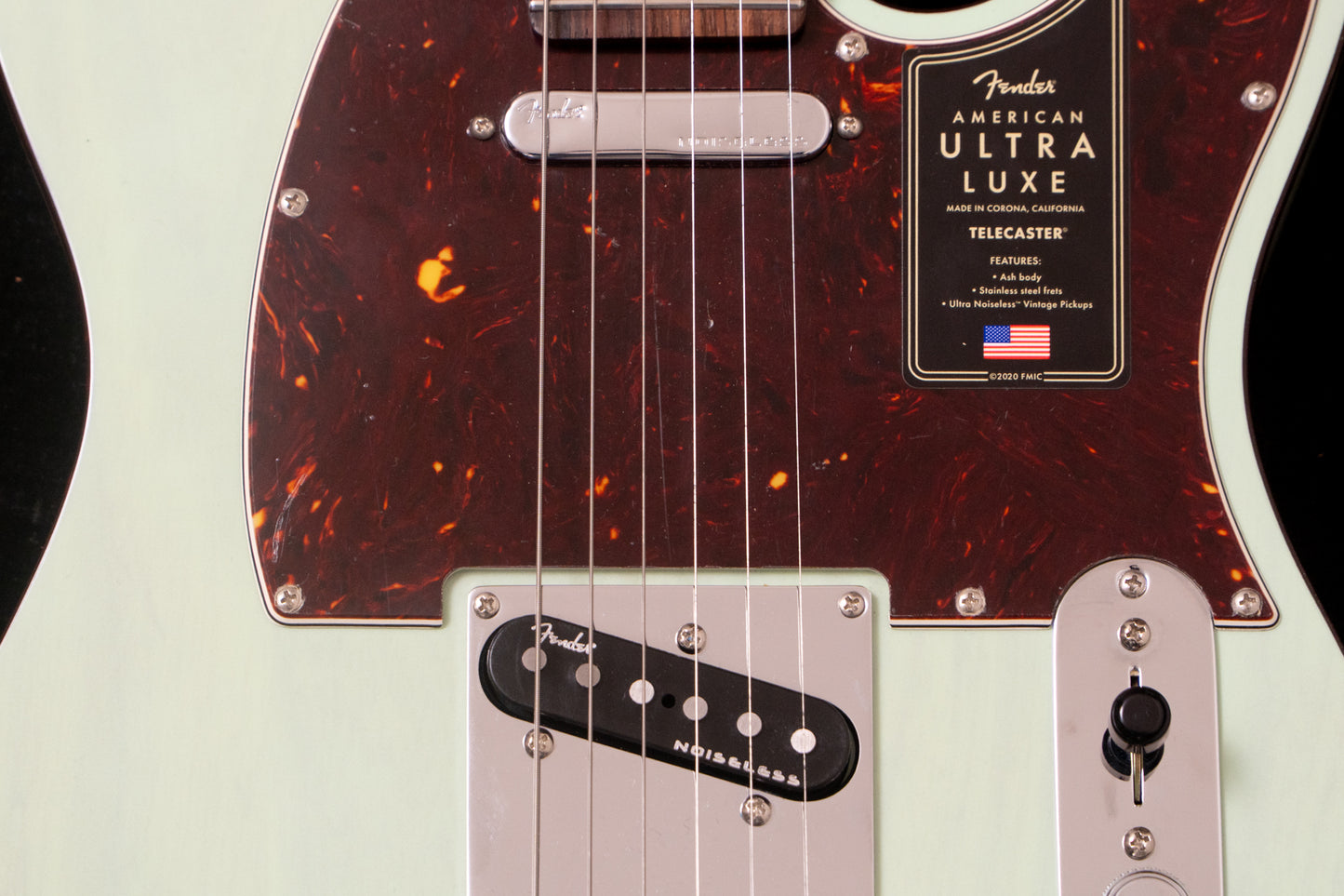 【used】Fender / American Ultra Luxe Telecaster Transparent Surf Green 2021 3.785kg #US210050061【TONIQ横浜】