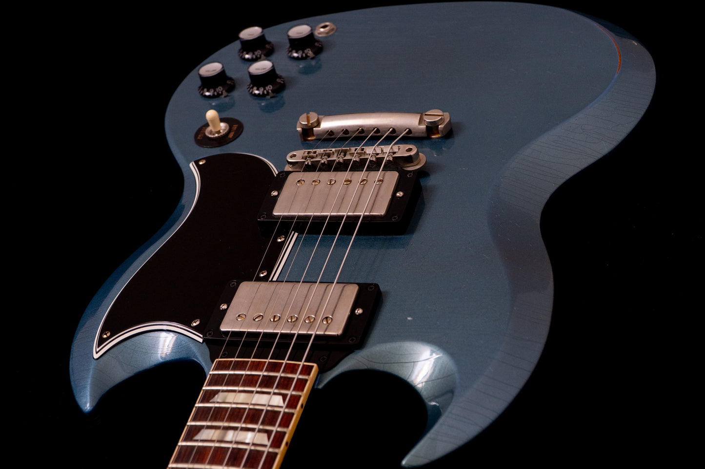 【used】Gibson / Custom Shop Murphy Lab 1961 SG Standard Light Aged /Antique Pelham Blue 2020 3.04kg #201211【TONIQ横浜】