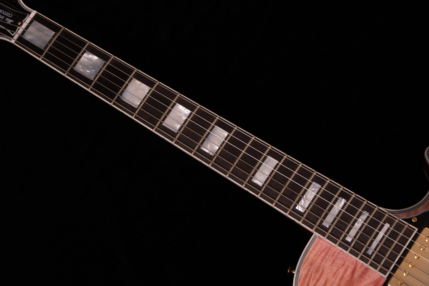 【used】Gibson / Custom Shop Les Paul Custom Figured Top Pink 2023 4.46kg #CS301141【TONIQ横浜】