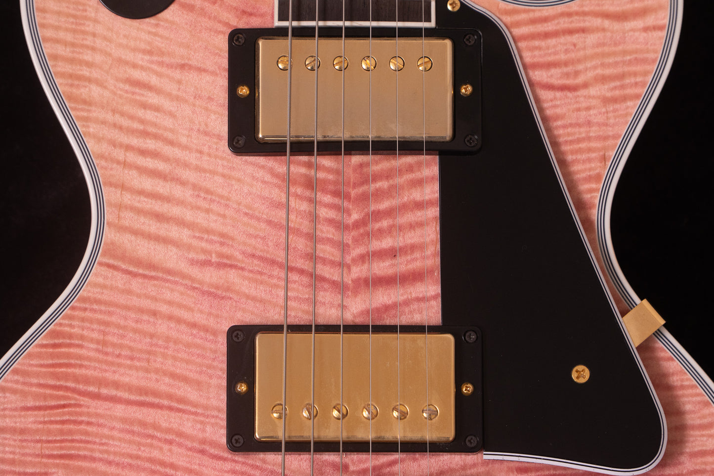 【used】Gibson / Custom Shop Les Paul Custom Figured Top Pink 2023 4.46kg #CS301141【TONIQ横浜】