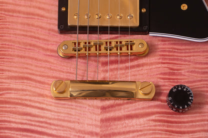【used】Gibson / Custom Shop Les Paul Custom Figured Top Pink 2023 4.46kg #CS301141【TONIQ横浜】