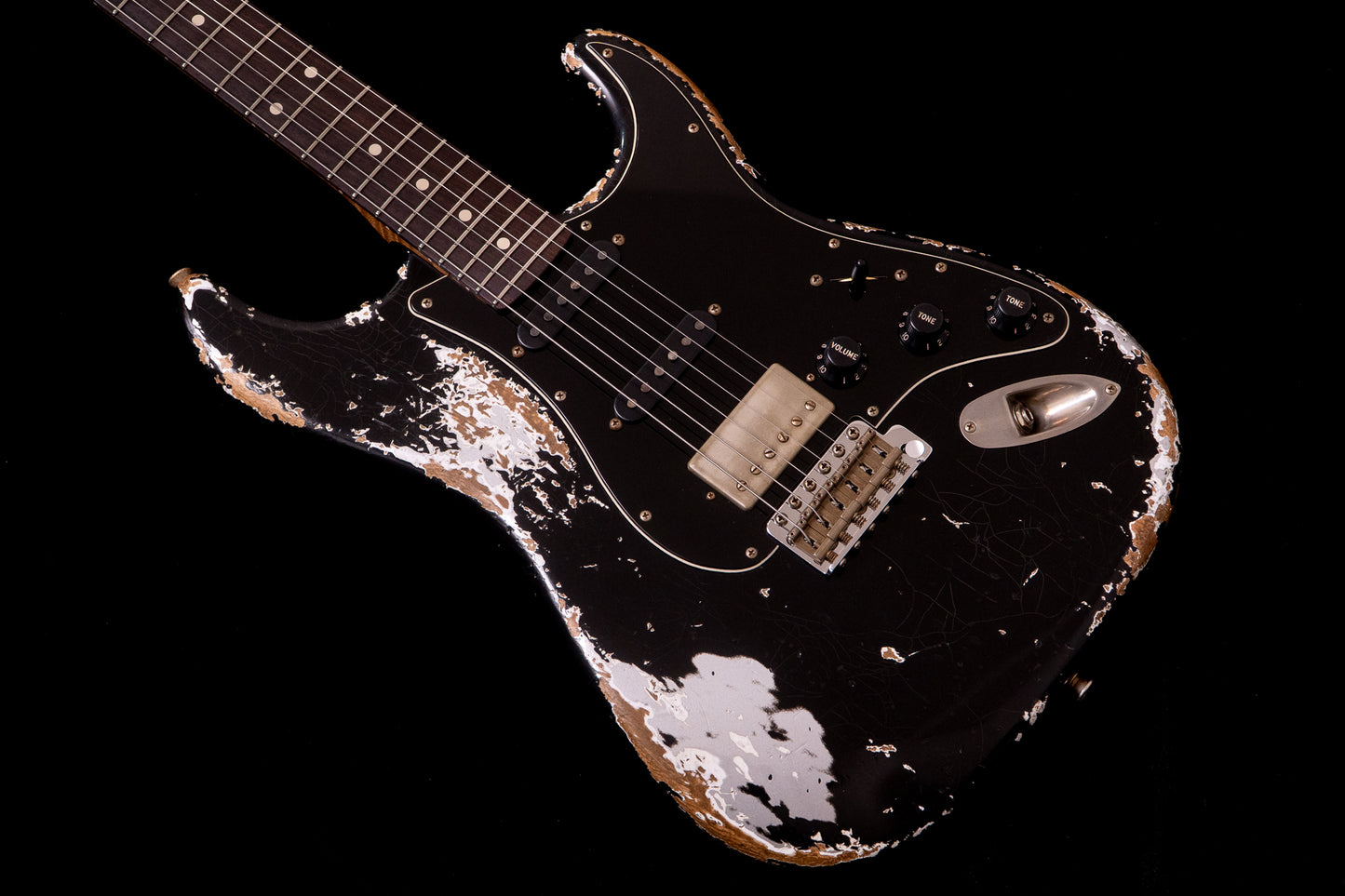 【new】Xotic / XSC-2 Black over Silver Heavy Aged 3.3kg #4161【TONIQ横浜】