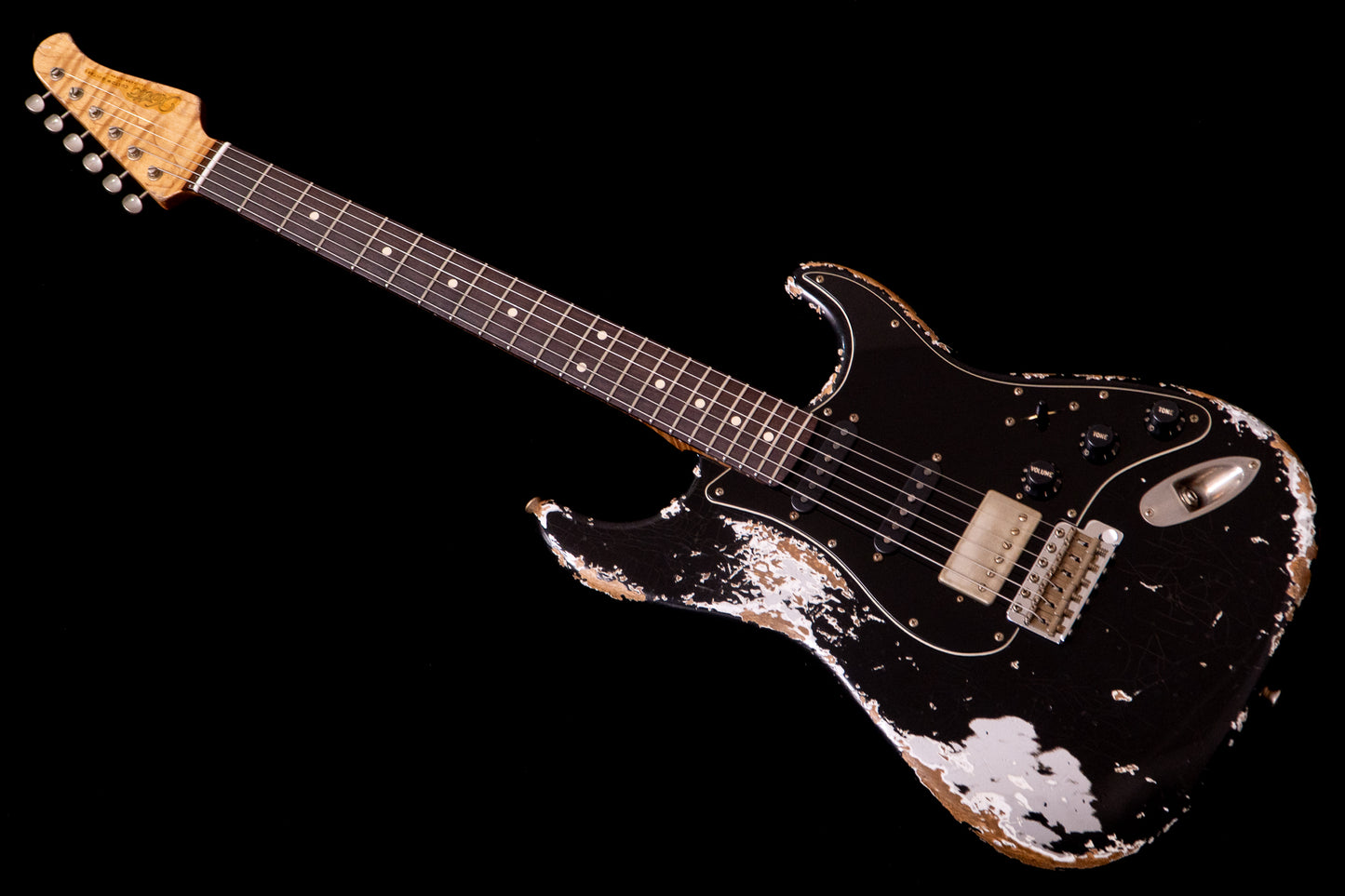 【new】Xotic / XSC-2 Black over Silver Heavy Aged 3.3kg #4161【TONIQ横浜】