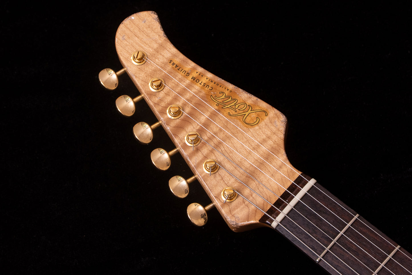 【new】Xotic / XSC-2 Black over Gold Heavy Aged Gold Parts 3.38kg #4160【TONIQ横浜】
