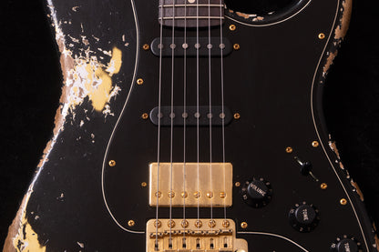 【new】Xotic / XSC-2 Black over Gold Heavy Aged Gold Parts 3.38kg #4160【TONIQ横浜】